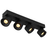 GLOBO LED-Spot schwarz Aluminium Kunststoff Metall B/H/T: ca. 7,2x12x45,5 cm 4 Brennstellen RAE - schwarz (7,20/12,00/45,50cm) - GLOBO