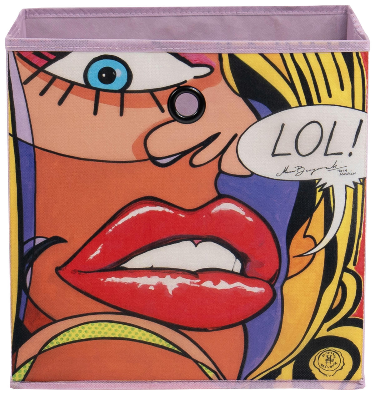 Stoffbox Stoffbox rosa B/H/T: ca. 32x32x32 cm Stoffbox - rosa (32,00/32,00/32,00cm)