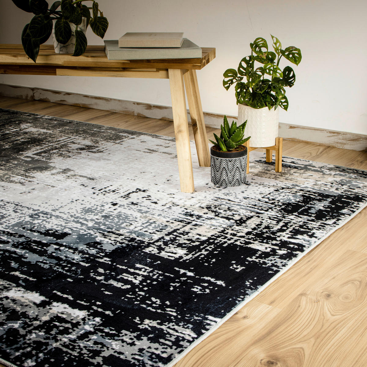 Obsession Teppich My Tranquil grau B/H/T/L/D: ca. 200x0,6x0x290x0 cm My Tranquil - grau (290,00/200,00/0,60cm) - Obsession
