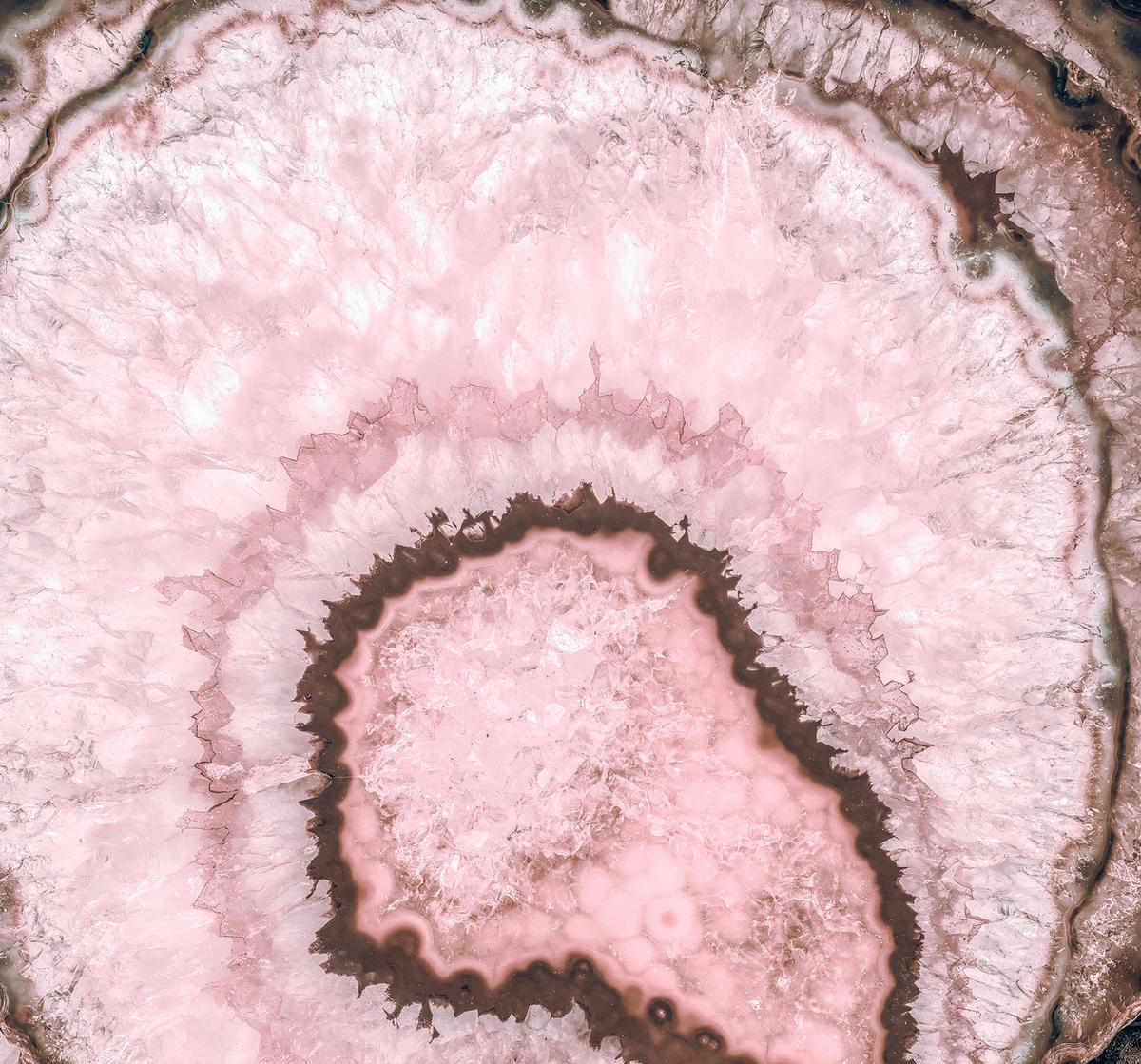 Komar Fototapete Geode B/L: ca. 300x280 cm Geode - (300,00/280,00cm) - Komar