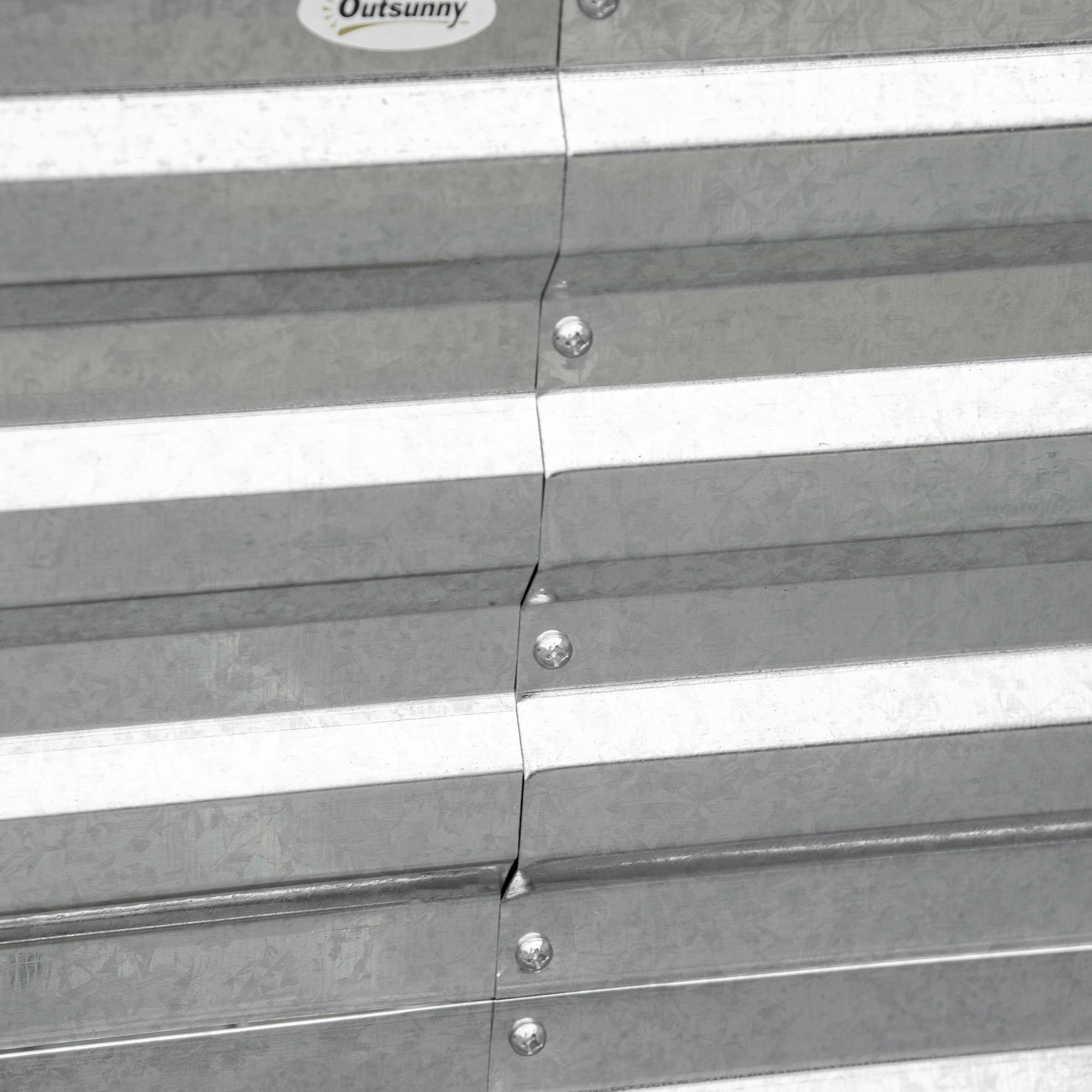 Thumbnail - Outsunny Hochbeet silber Stahl B/H/L: ca. 90x59x180 cm