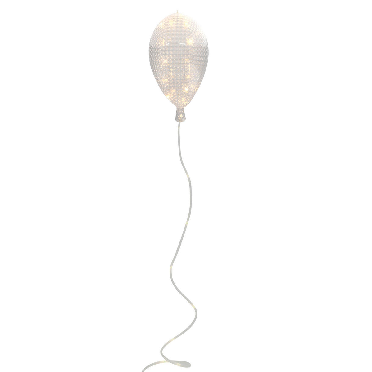 Näve Leuchten LED-Dekoballon weiß Kunststoff B/H/T/D: ca. 35x50x35x35 cm LED-Dekoballon - weiß (35,00/50,00/35,00cm) - Näve Leuchten