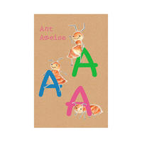 Komar Poster ABC Animal A Buchstaben B/L: ca. 50x70 cm ABC Animal A - (50,00/70,00cm) - Komar
