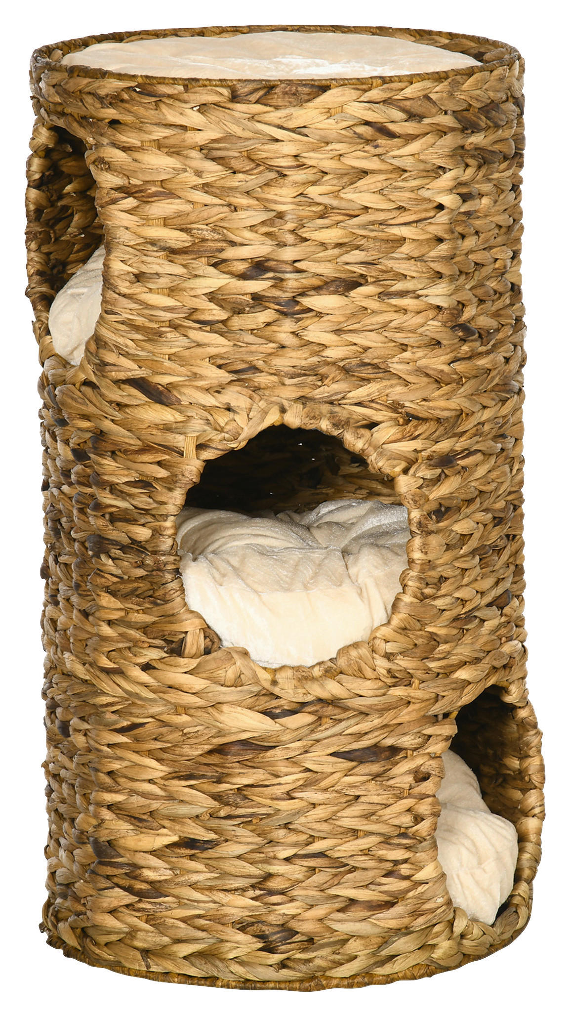 PawHut Kratztonne braun Stahl B/H/L: ca. 40x73x40 cm Kratztonne - braun (40,00/40,00/73,00cm) - PawHut