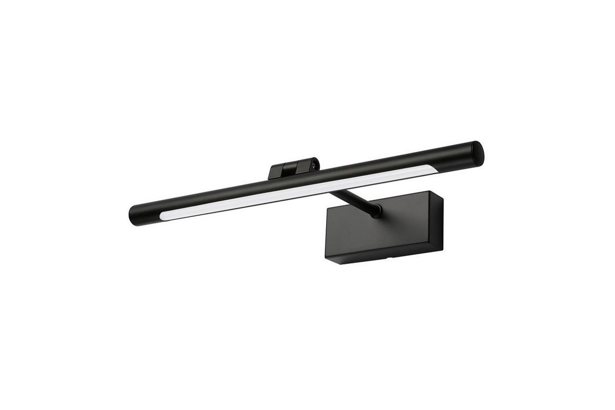 Lamkur LED-Spiegelbeleuchtung schwarz Stahl B/H/L: ca. 5x14x40 cm LED-Spiegelbeleuchtung - schwarz (40,00/5,00/14,00cm) - Lamkur