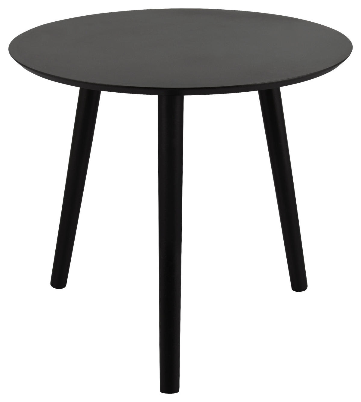 Beistelltisch Vilma schwarz H/D: ca. 50x50 cm Vilma - schwarz (50,00/50,00cm)