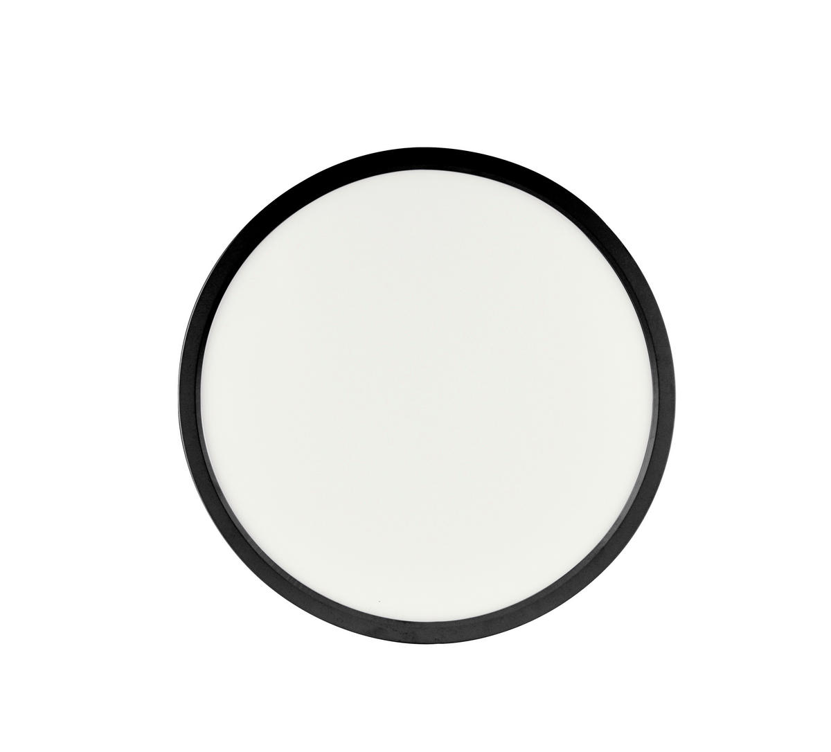 Just Light LED-Deckenpanel FLAT 15571-18 weiß schwarz Kunststoff Metall H/D: ca. 4,5x40 cm 1 Brennstellen FLAT - weiß/schwarz (40,00/4,50cm) - Just Light