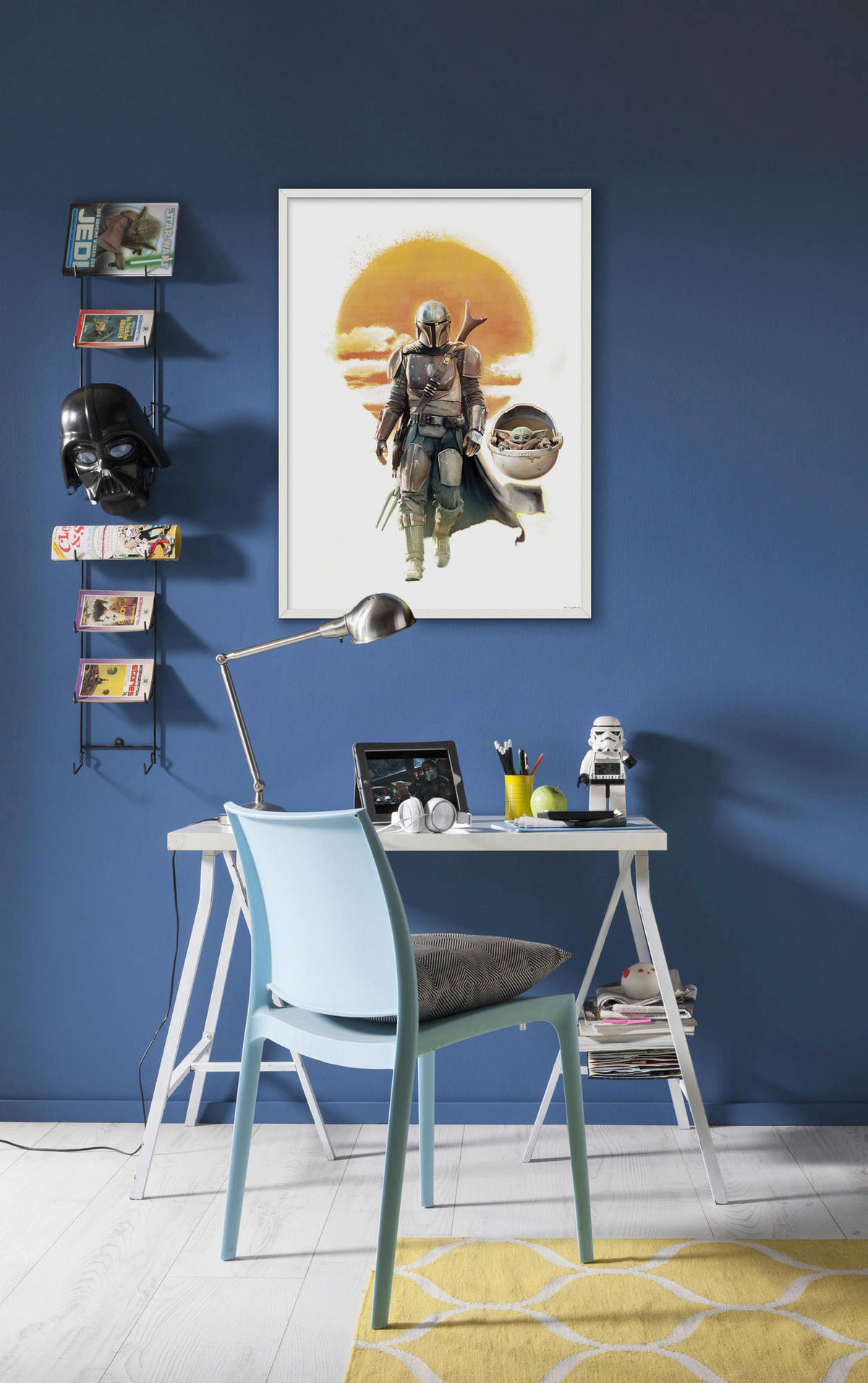 Komar Poster Mandalorian The Child Family Trip Disney B/L: ca. 50x70 cm Mandalorian The Child Family Trip - (50,00/70,00cm) - Komar
