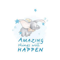 Komar Poster Dumbo Amazing Disney B/L: ca. 40x50 cm Dumbo Amazing - (40,00/50,00cm) - Komar