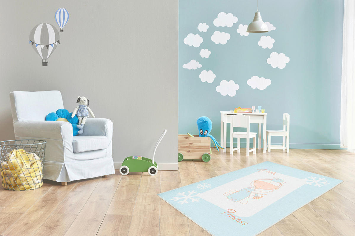 360Living Teppich Bambini mint B/L: ca. 120x180 cm Bambini - mint (120,00/180,00cm) - 360Living