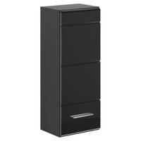 Badhängeschrank LINUS schwarz schwarz Hochglanz B/H/T: ca. 30x77x23 cm LINUS - schwarz (30,00/77,00/23,00cm) - xonox.home