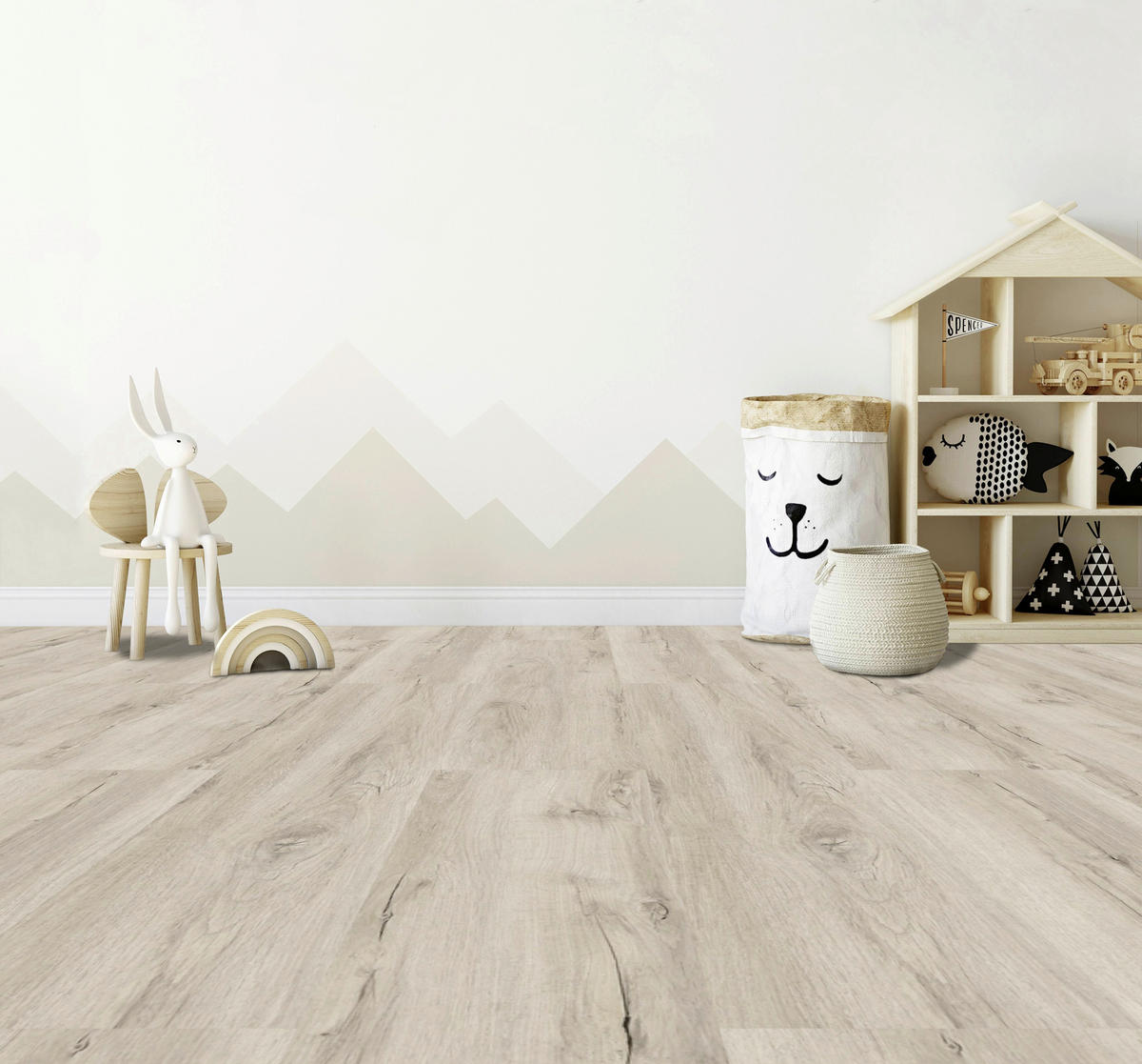 Click-Vinylboden Brocker Feld ca. 2,782 m² im Paket  B/L: ca. 22,8x122 cm pro Paket Brocker Feld ca. 2,782 m² im Paket - (122,00/22,80/0,45cm)