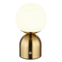 GLOBO LED-Tischleuchte messing Metall H/D: ca. 21x12 cm JULSY - messing (12,00/21,00cm) - GLOBO