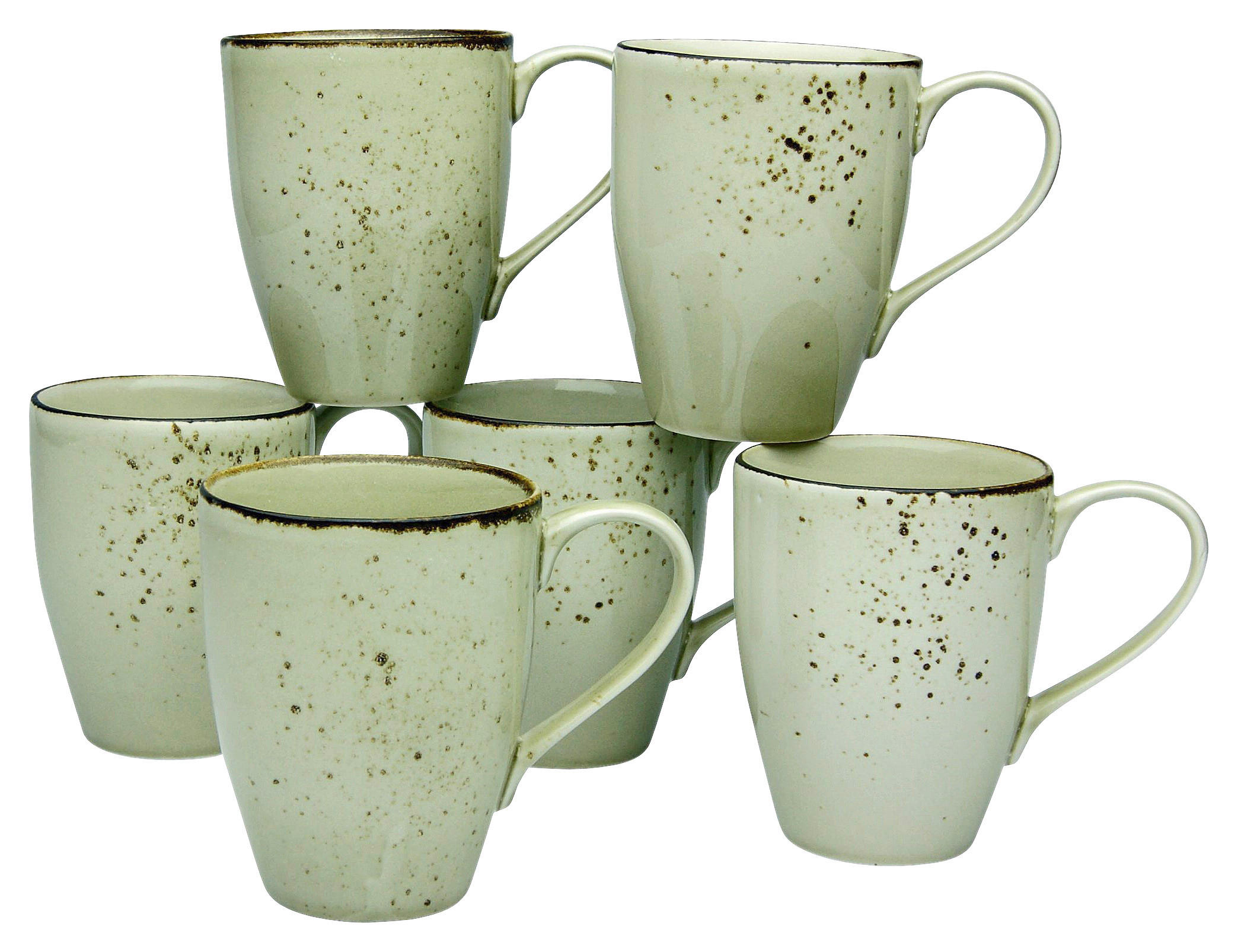 CreaTable Kaffeebecher NATURE COLLECTION sand Steinzeug NATURE COLLECTION - sand - CreaTable