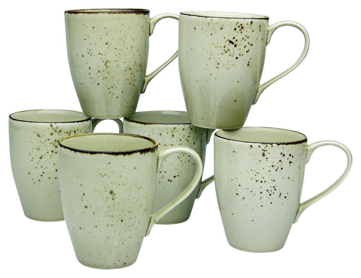 CreaTable Kaffeebecher NATURE COLLECTION sand Steinzeug NATURE COLLECTION - sand - CreaTable