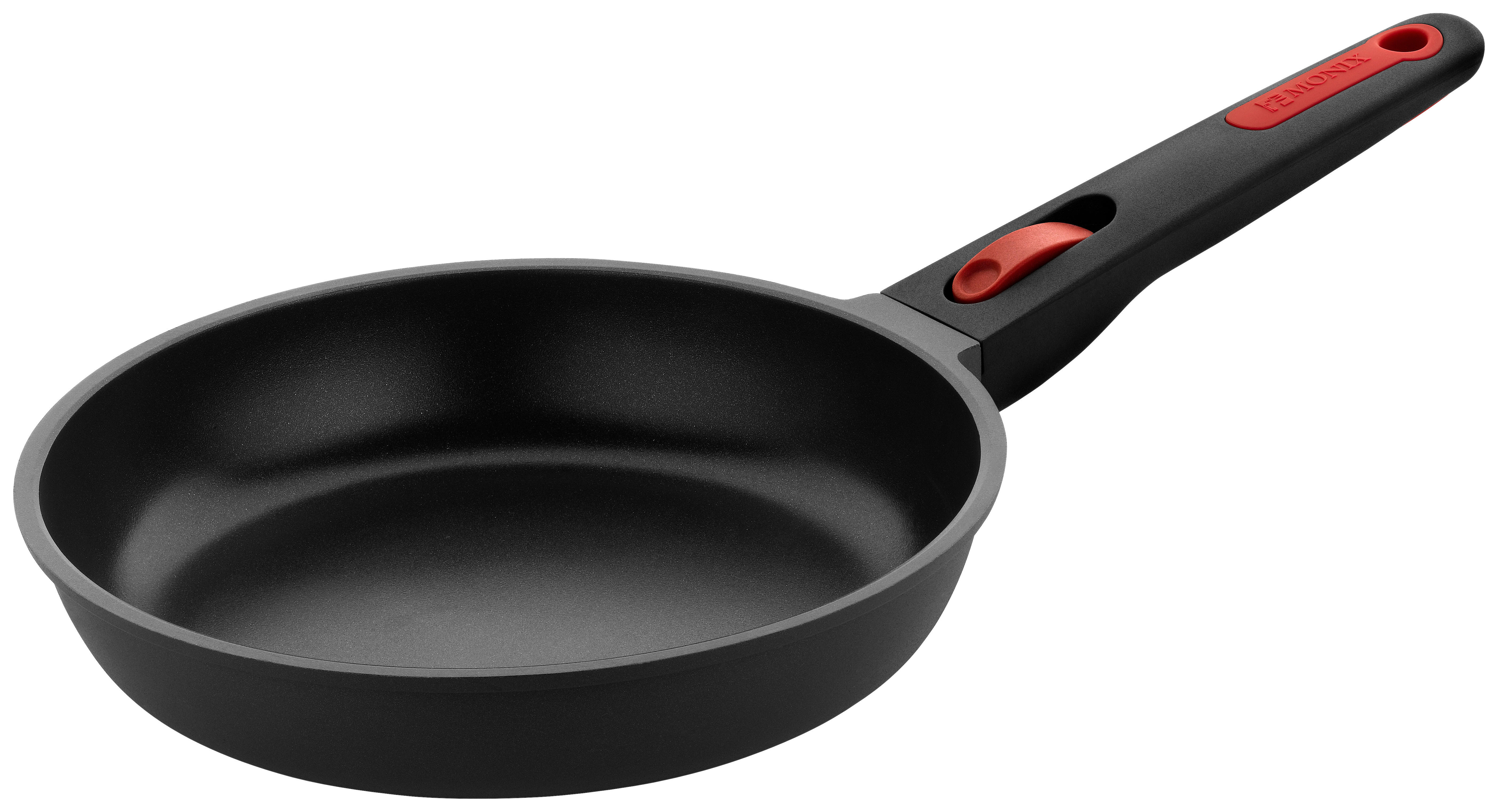 Monix Pfanne IN&OUT schwarz Aluguss D: ca. 20 cm IN&OUT - rot/schwarz (20,00cm) - Monix