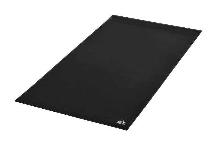 HOMCOM Fitnessmatte schwarz PVC B/H/L: ca. 90x6x180 cm Fitnessmatte - schwarz (180,00/90,00/6,00cm) - HOMCOM
