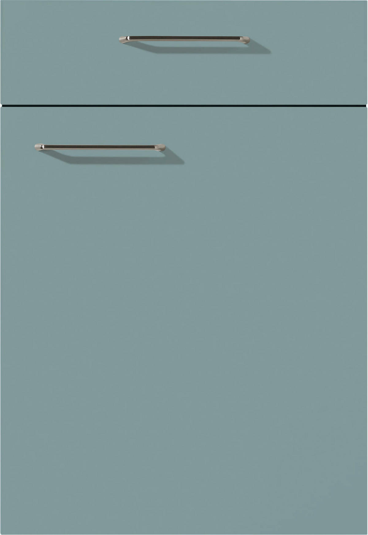 nobilia Doppelblock Touch schwarz Lacklaminat supermatt B/T/L: ca. 150x60x260 cm Touch - schwarz/goldgelb (150,00/260,00cm) - nobilia