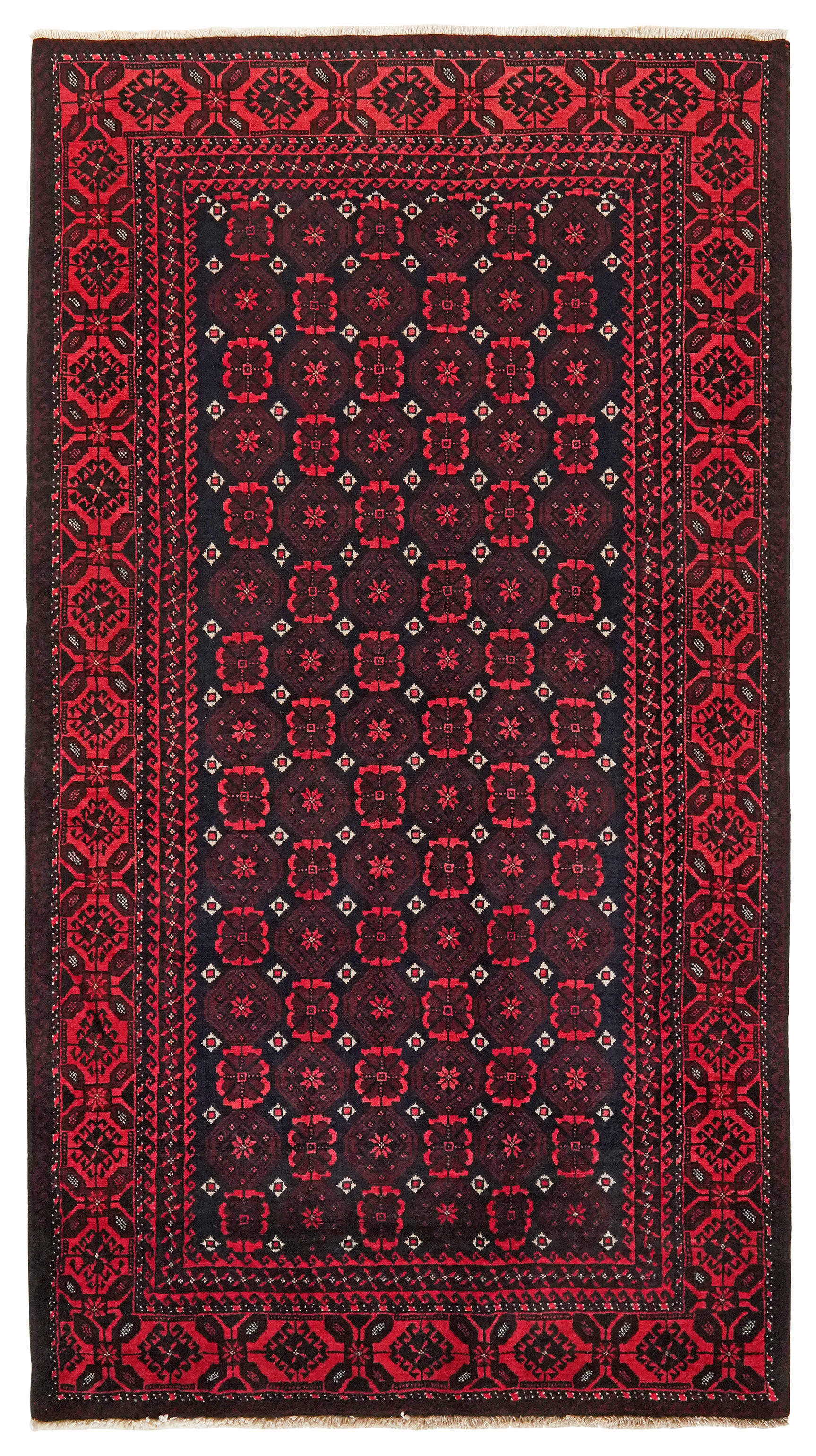 PersaTepp Teppich Belutch blau B/L: ca. 122x224 cm Belutch - blau/rot (122,00/224,00cm) - PersaTepp