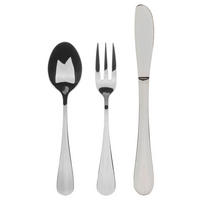 BERGNER Besteckset Munich silver shiny silber Edelstahl 3 tlg. Munich silver shiny - silber - BERGNER