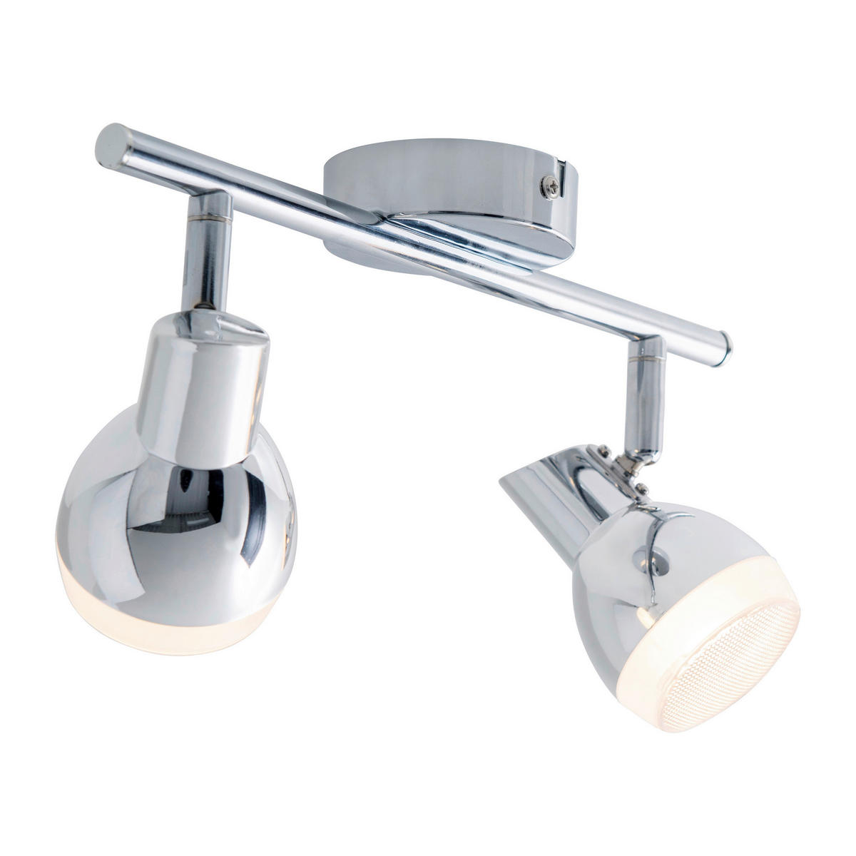 Näve Leuchten LED-Spot Chrom Kunststoff Metall B/H/T: ca. 30x13x8 cm 2 Brennstellen CHROMEY - Chrom (30,00/13,00/8,00cm) - Näve Leuchten