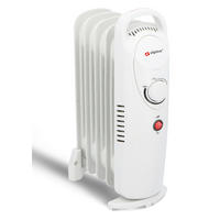 Ölradiator weiß Metall B/H/T: ca. 23x38x13,5 cm ca. 650 W Ölradiator - weiß (23,00/38,00/13,50cm)