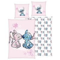 Bettwäsche Renforce Bettwäsche Disney Stitch Flanell - bunt - Disney