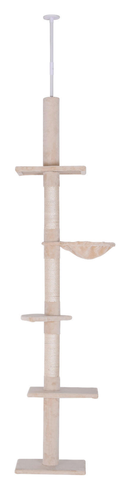 PawHut Kratzbaum beige Spanplatte B/H/L: ca. 34x260x40 cm Kratzbaum - beige (40,00/34,00/260,00cm) - PawHut