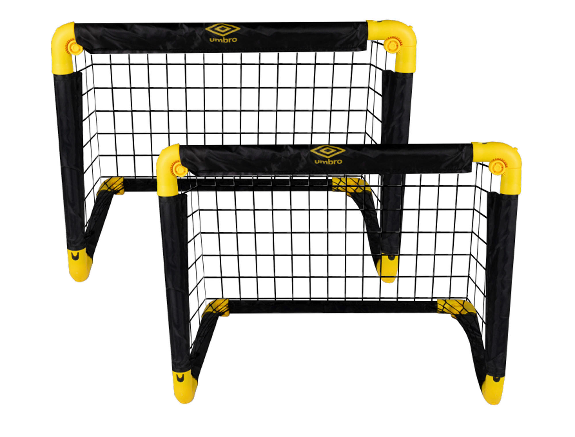 Fußballtor gelb B/H/T: ca. 50x44x44 cm Fußballtor_2erSet 50x44x44cm - gelb/schwarz (50,00/44,00/44,00cm)