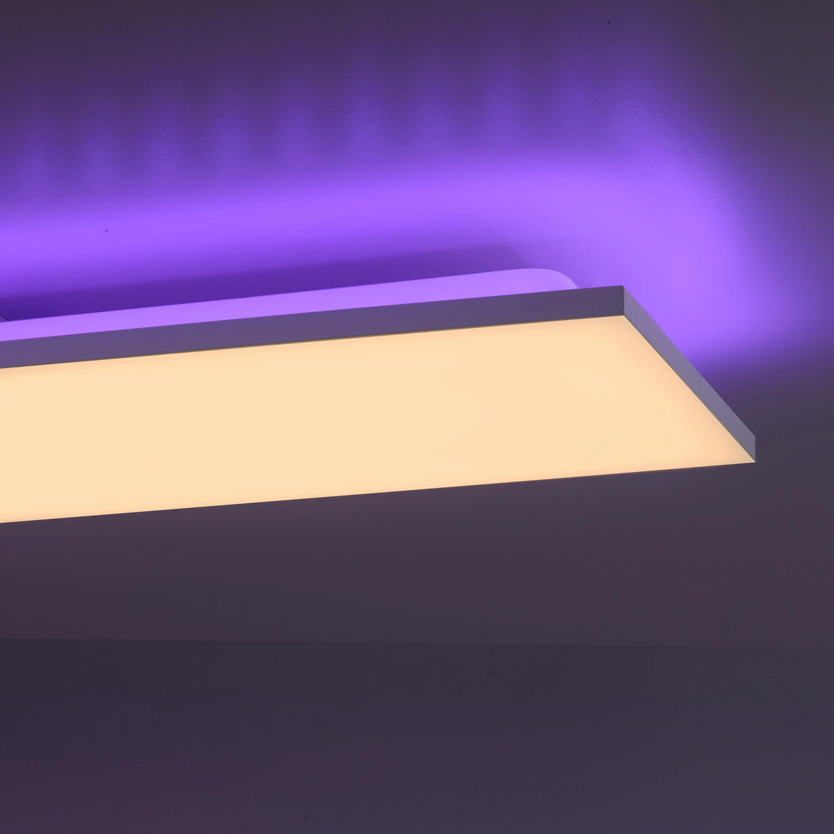 Just Light LED-Deckenleuchte weiß B/H/L: ca. 25x6,2x100 cm 2 Brennstellen LED-Deckenleuchte_Floki - weiß (100,00/25,00/6,20cm) - Just Light