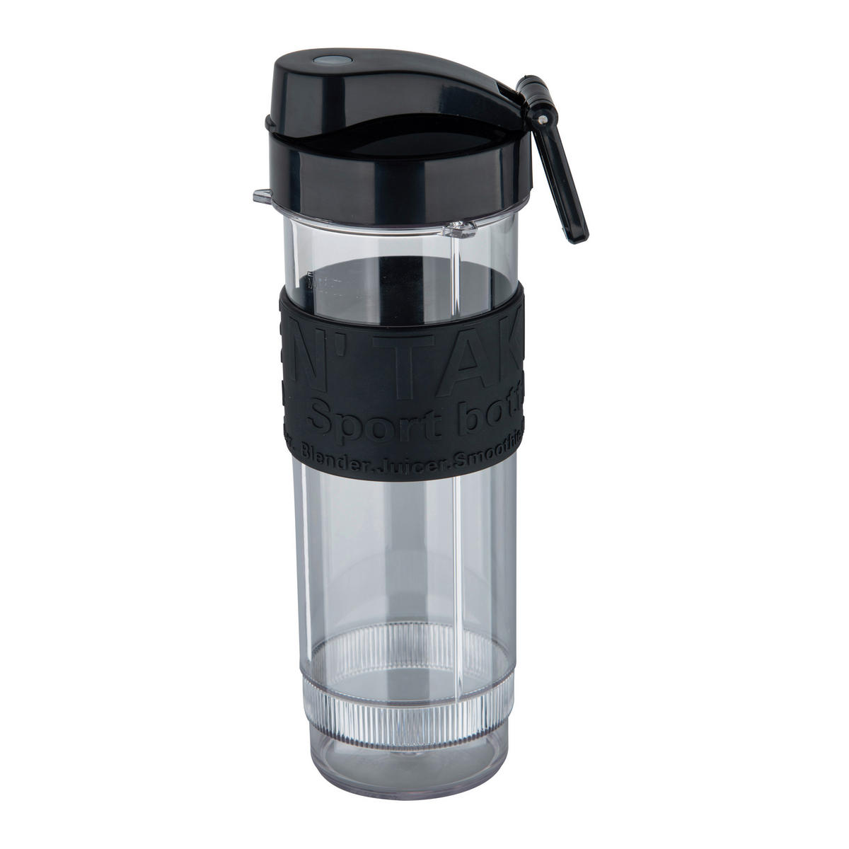 BERGNER Standmixer BG-51027-BK silber Kunststoff Silikon B/H/L: ca. 12x35x14 cm XTRA - silber (14,00/12,00/35,00cm) - BERGNER