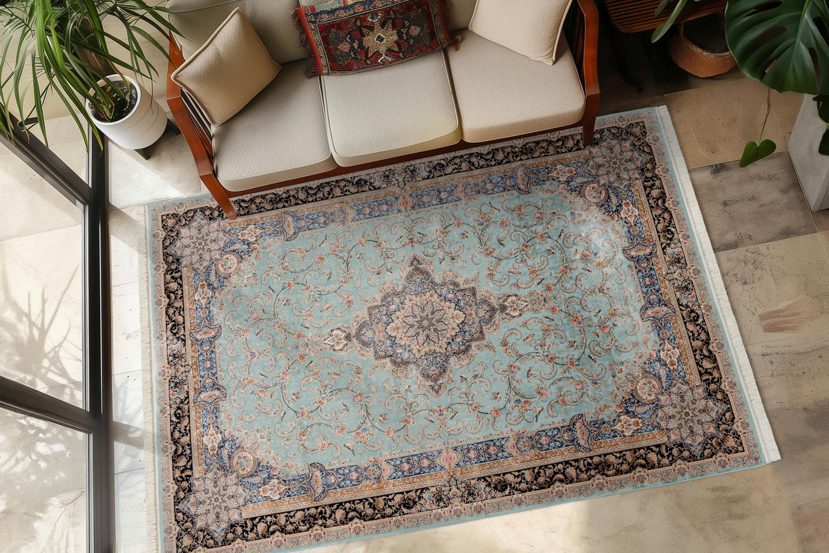 Obsession Teppich My Farah Diba blau B/L: ca. 250x350 cm My Farah Diba - blau (250,00/350,00cm) - Obsession