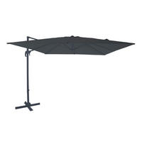 AXI Outdoor Living Ampelschirm Nima anthrazit Metall B/H/L: ca. 300x250x300 cm Nima - anthrazit/grau (300,00/300,00/250,00cm) - AXI Outdoor Living