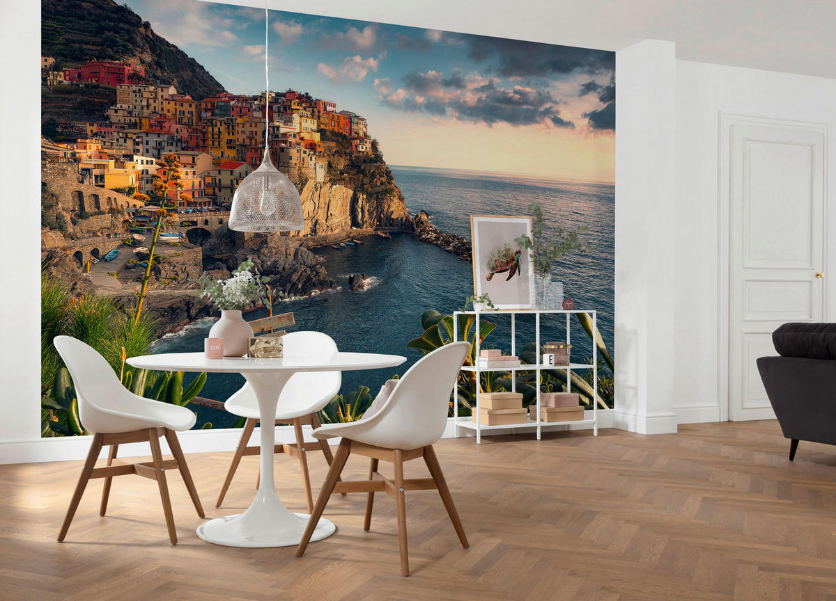 Komar Fototapete The picturesque Village B/L: ca. 450x280 cm The picturesque Village - (450,00/280,00cm) - Komar