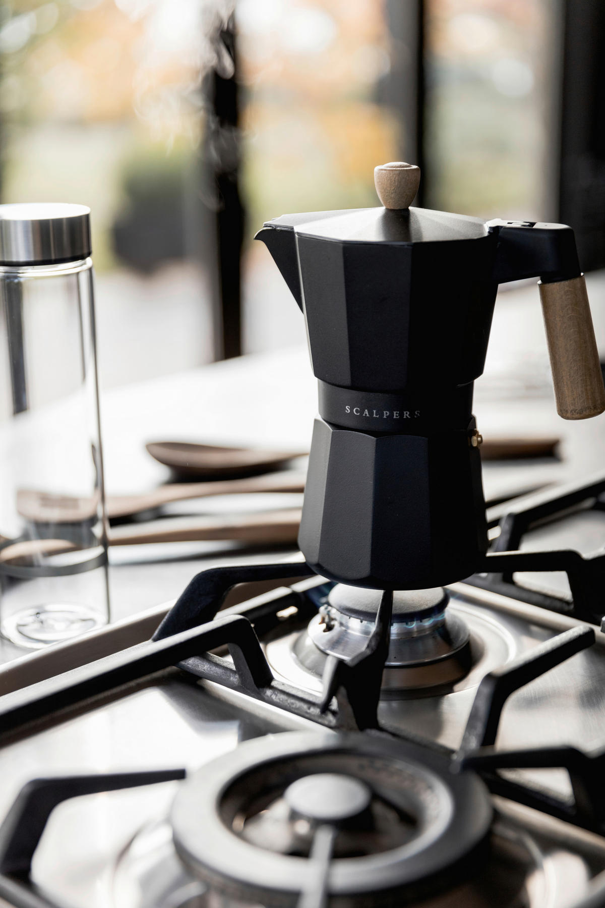 SCALPERS HOME Kaffemaschine schwarz Aluminium B/H/T: ca. 17x20,5x10 cm 365 - schwarz (17,00/20,50/10,00cm) - SCALPERS HOME