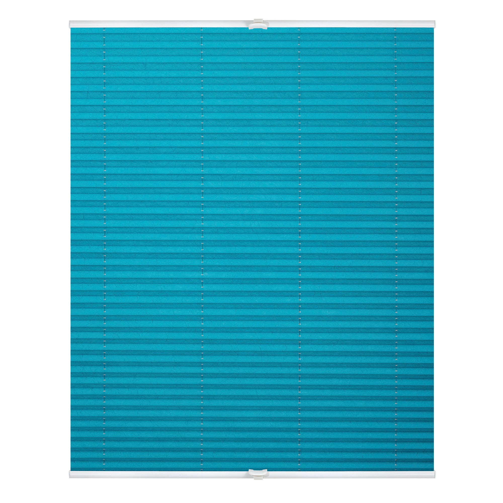 LICHTBLICK Spannplissee blau B/L: ca. 50x130 cm Plissee_Klemmfix - blau (50,00/130,00cm) - LICHTBLICK