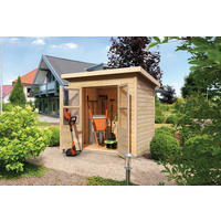 Karibu Gartenhaus Tony 2 B/H/T: ca. 242x220x214 cm Tony 2 - natur (242,00/220,00/214,00cm) - Karibu