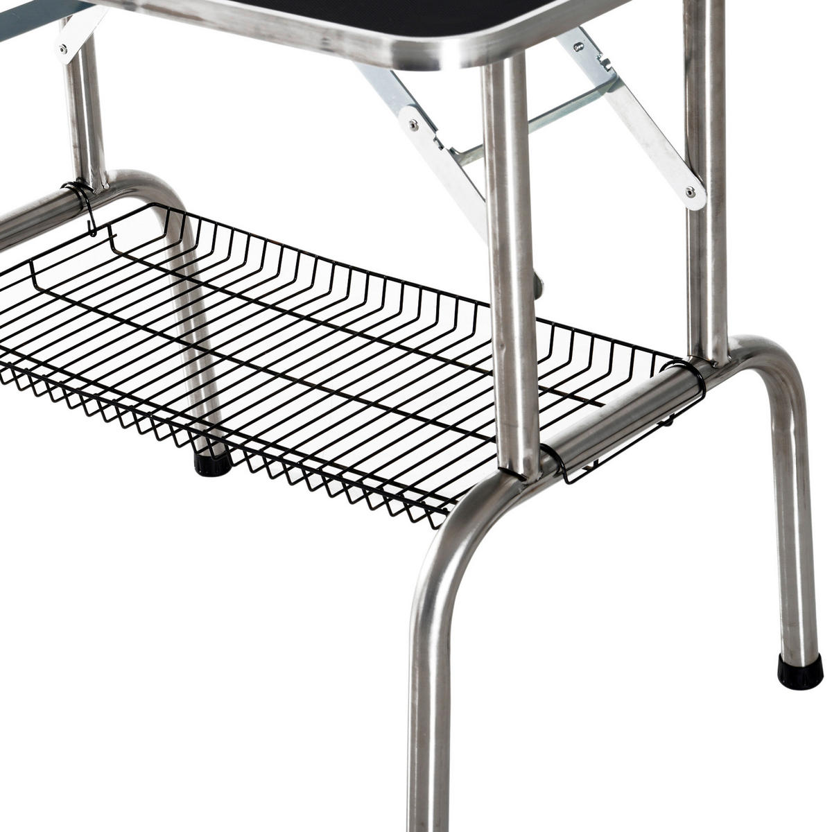 PawHut Hundetrimmtisch schwarz Gummi B/H/L: ca. 62x77x92 cm Hundetrimmtisch - schwarz/silber (92,00/62,00/77,00cm) - PawHut