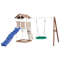 AXI Spielturm Beach Tower blau B/H/L: ca. 357x242x349 cm Beach Tower - blau/braun (349,00/357,00/242,00cm) - AXI