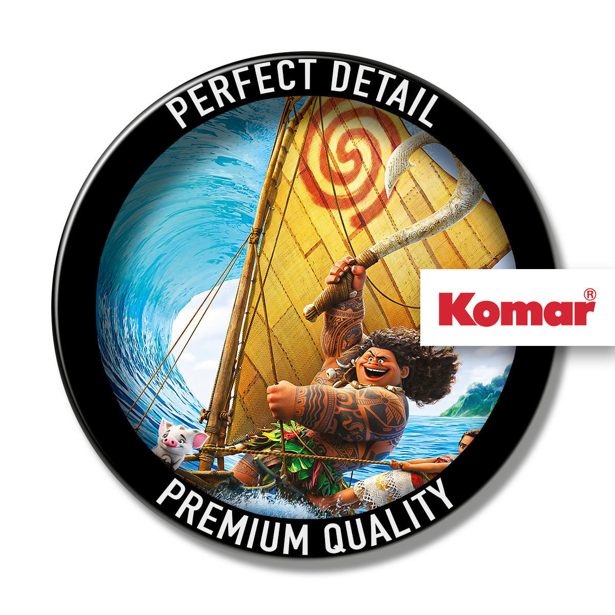 Komar Fototapete Moana Ride the Wave IADX4-010 B/H: ca. 200x280 cm Moana Ride the Wave IADX4-010 - (200,00/280,00cm) - Komar