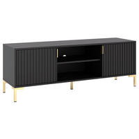 TV-Lowboard FLINN schwarz B/H/T: ca. 140x50x40 cm FLINN - schwarz (140,00/50,00/40,00cm) - WIPMEB