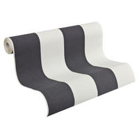 A.S.Creation Vliestapete Black & White Streifen grau weiß B/L: ca. 53x1005 cm Black & White - weiß/grau (53,00/1005,00cm) - A.S.Creation