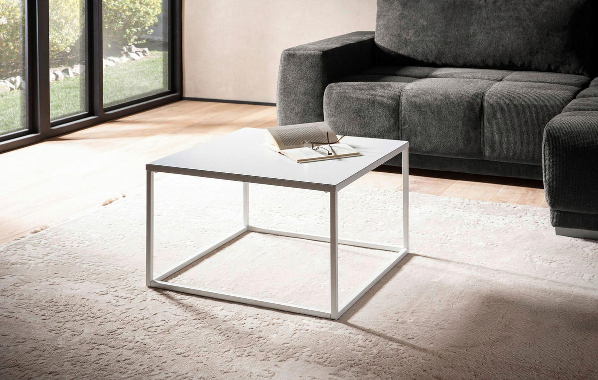 Couchtisch weiß B/H/T: ca. 60x40x60 cm Couchtisch - weiß (60,00/40,00/60,00cm) - Wohnling