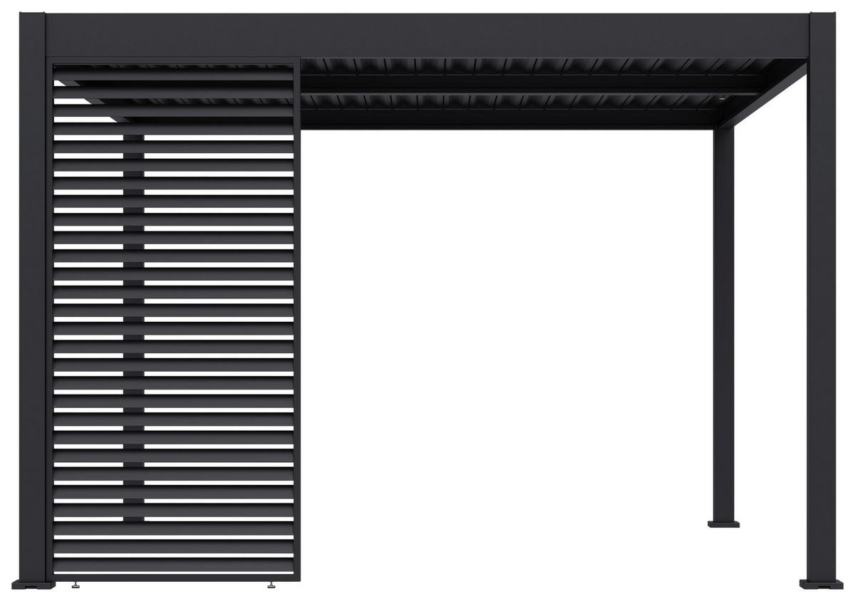 Paragon Outdoor Lamellen-Sichtschutz Grand Tuscan grau Aluminium B/H: ca. 114x234 cm Grand Tuscan - grau (114,00/234,00cm) - Paragon Outdoor