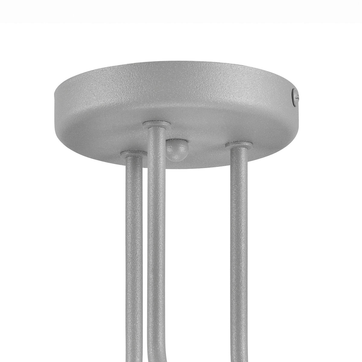 Lamkur Deckenleuchte silber Stahl B/H/L: ca. 34x38x38 cm 3 Brennstellen Charlie - silber (38,00/34,00/38,00cm) - Lamkur