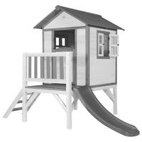 AXI Spielhaus Lodge XL grau B/H/L: ca. 240x189x167 cm Lodge XL - weiß/grau (167,00/240,00/189,00cm) - AXI