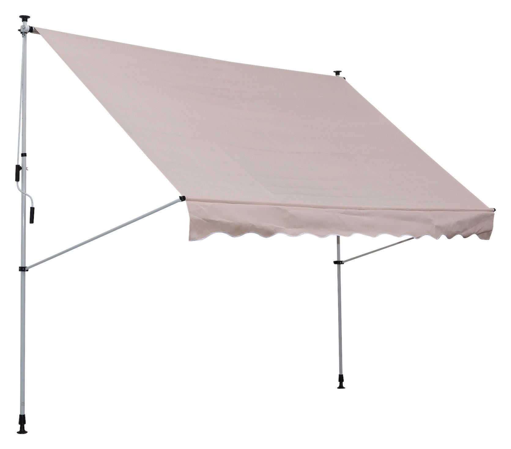 Klemm-Markise beige B/H/L: ca. 300x280x150 cm Klemmmarkise - beige (150,00/300,00/280,00cm) - Outsunny