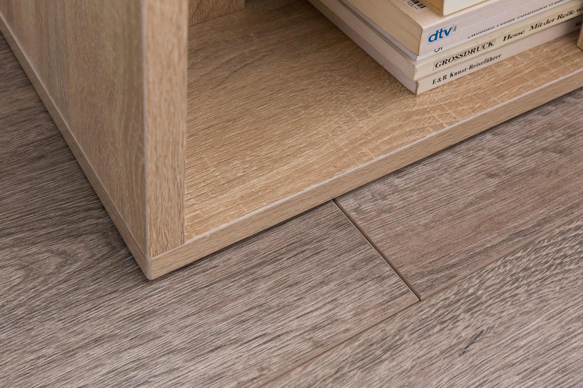 Regal Eiche Sonoma Nachbildung B/H/T: ca. 35x61x30 cm Regal - Eiche (35,00/61,00/30,00cm) - Wohnling