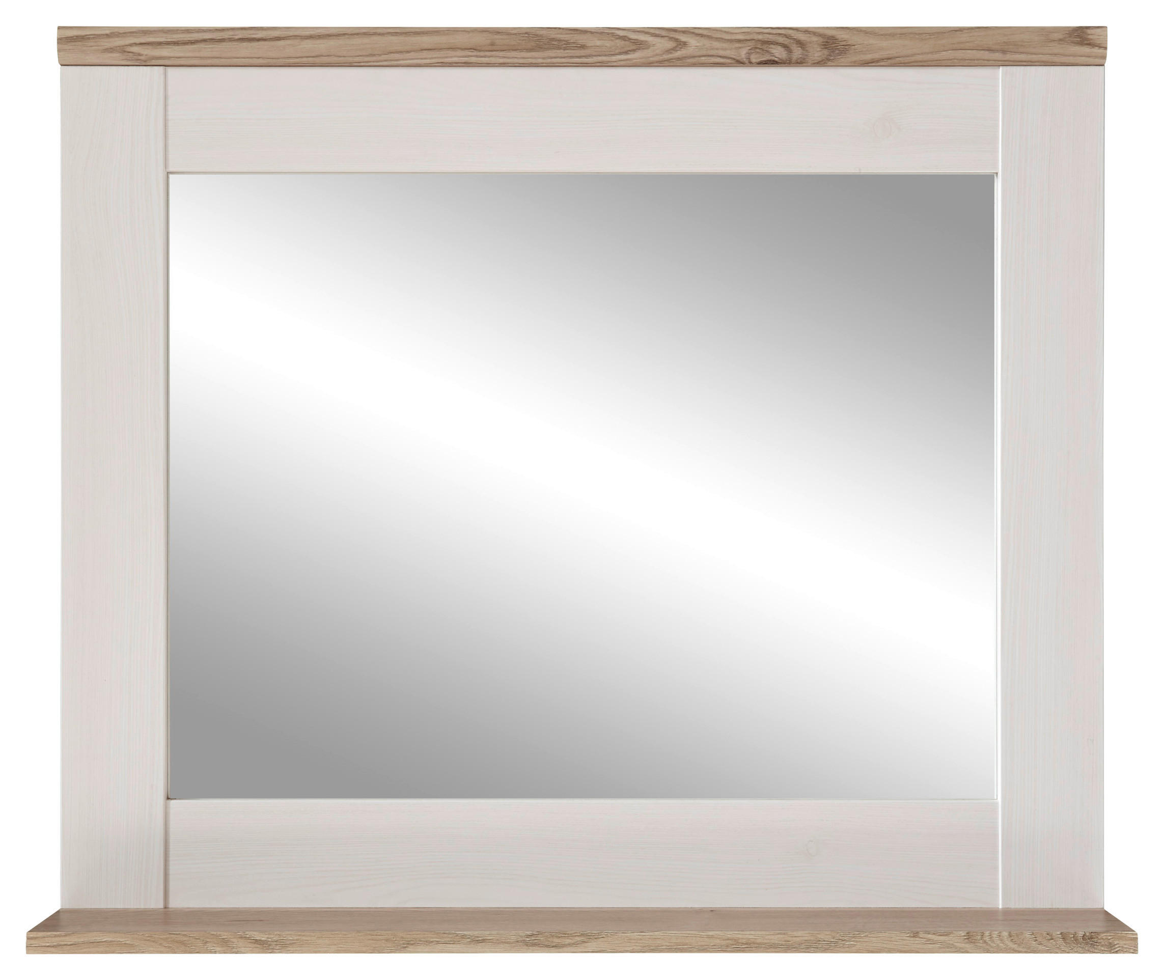 Wandspiegel Romance Sibiu Lärche Nachbildung Eiche San-Remo Nachbildung B/H/T: ca. 80x70x12 cm Romance - Eiche (80,00/70,00/12,00cm)
