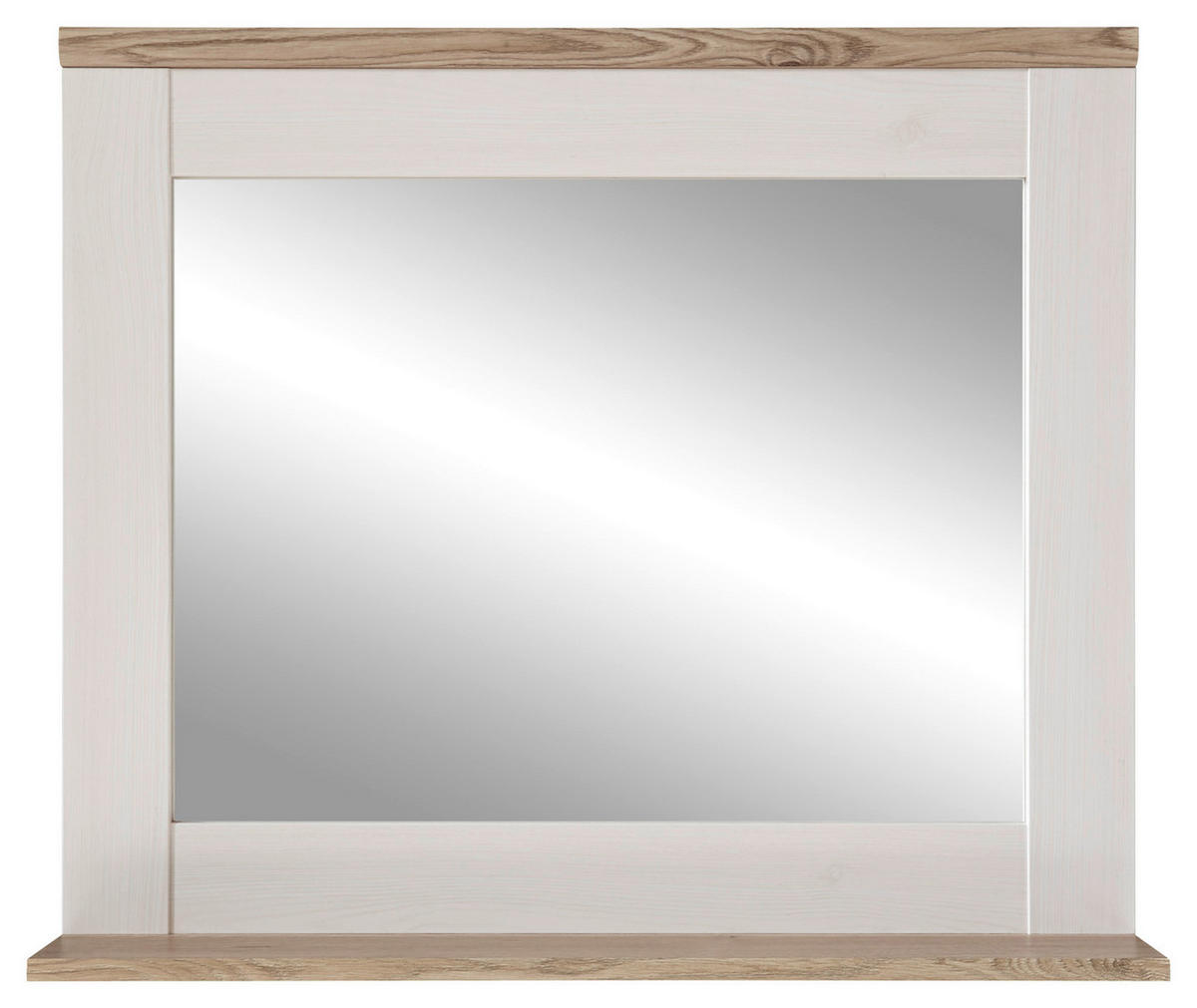 Wandspiegel Romance Sibiu Lärche Nachbildung Eiche San-Remo Nachbildung B/H/T: ca. 80x70x12 cm Romance - Eiche (80,00/70,00/12,00cm)